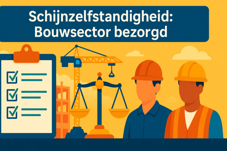 Bouwsector twijfelt aan slagkracht Belastingdienst bij handhaving schijnzelfstandigheid