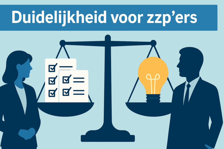 ZZP’ers verdienen duidelijkheid: fix uitvoering, geen nieuwe wet