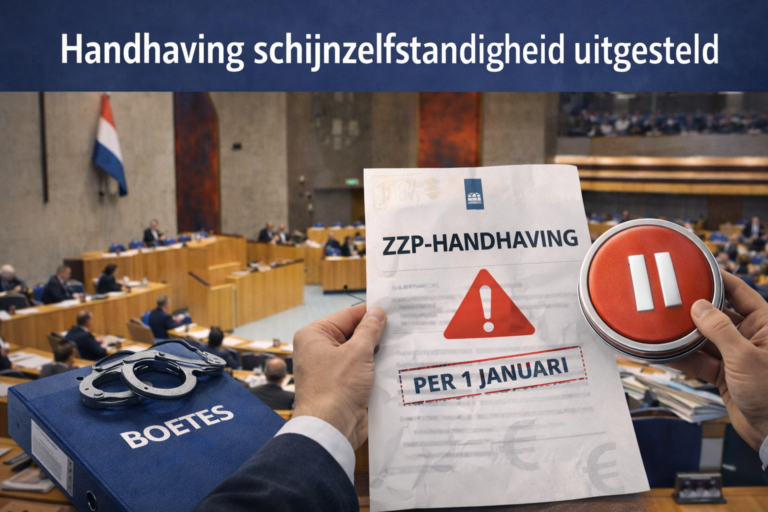 Tweede Kamer fluit kabinet terug over schijnzelfstandigheid: handhaving per 1 januari stopt niet – wat betekent dat voor zzp’ers?