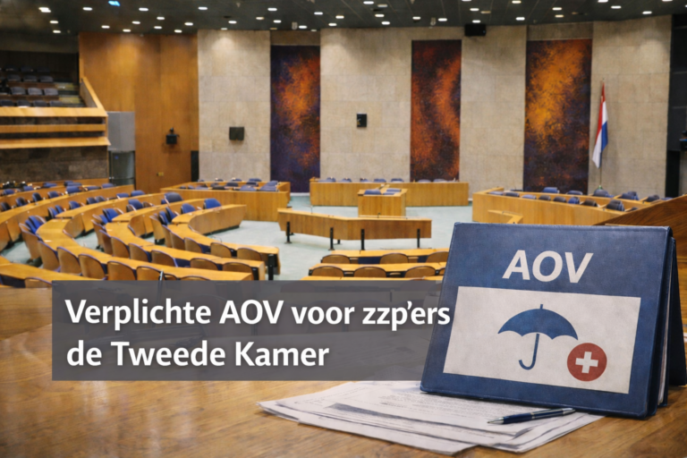 Verplichte AOV voor zzp’ers naar Tweede Kamer: twee jaar wachten op een uitkering op minimumniveau